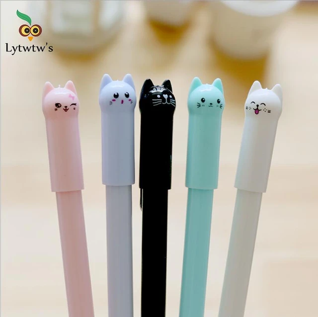 Creative Papeterie Stylo Chat Gel Stylo Mignon Dessin Animé