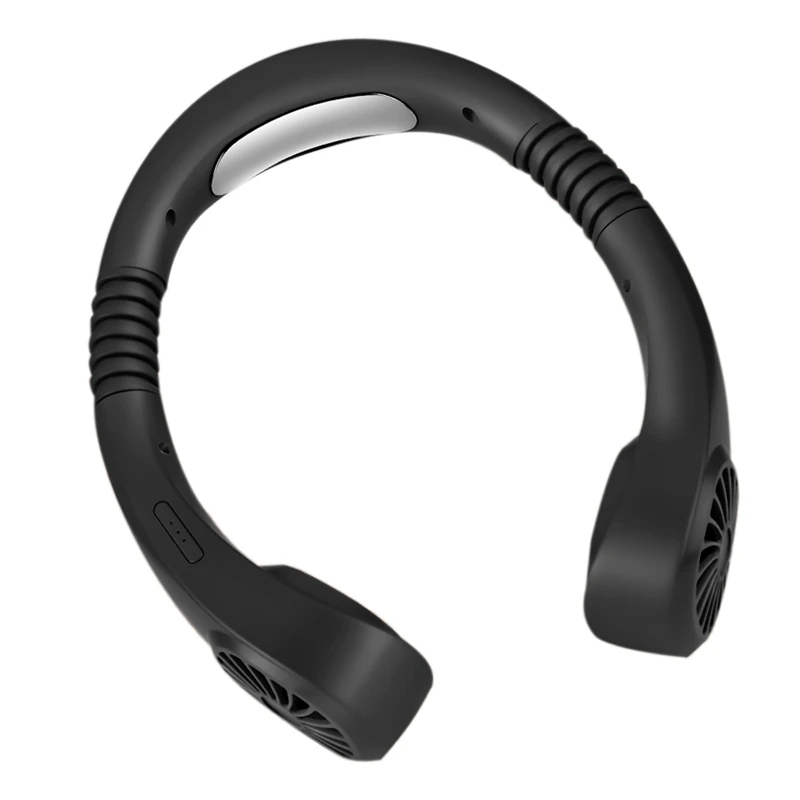 Personal Neck Fan Cooler Portable Smart Dual Effect Cooling Fan Rechargeable USB Hanging Neck