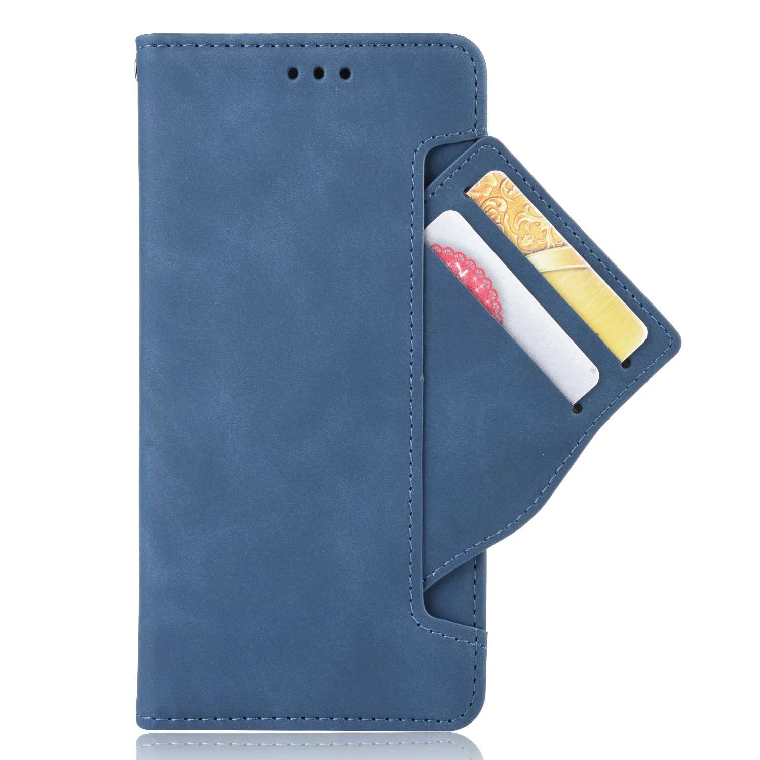 NEXTKIN Multi Card Slots Double Flap Wallet Pouch Case for Nokia