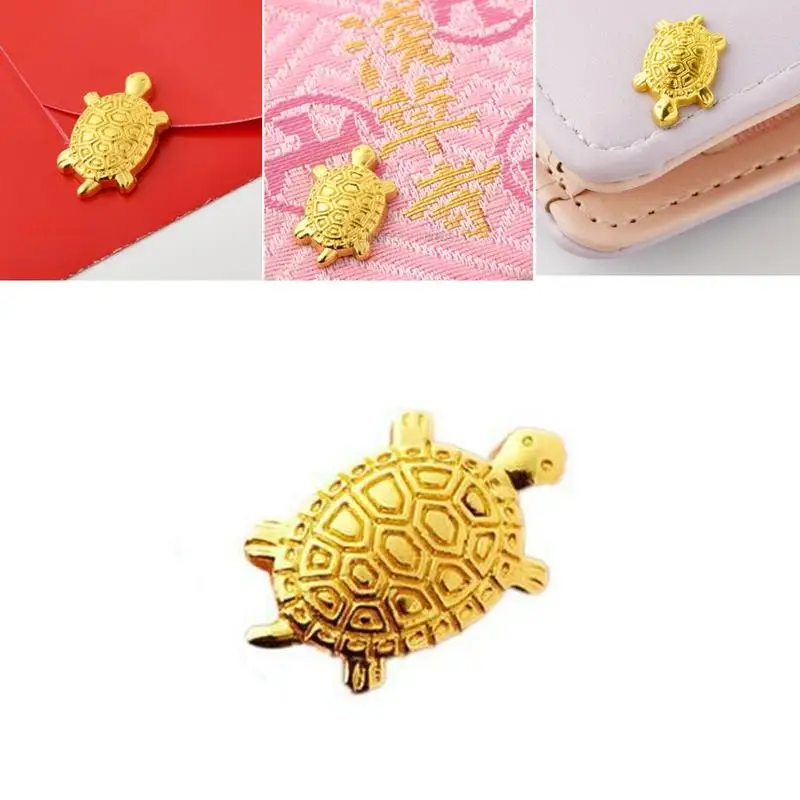 100Pcs Mini Golden Money Turtle Small Tortoise Blessing Feng Shui Bring Fortune 100Pcs Mini Golden Money Turtle Small Tortoise Blessing Feng Shui Bring Fortune