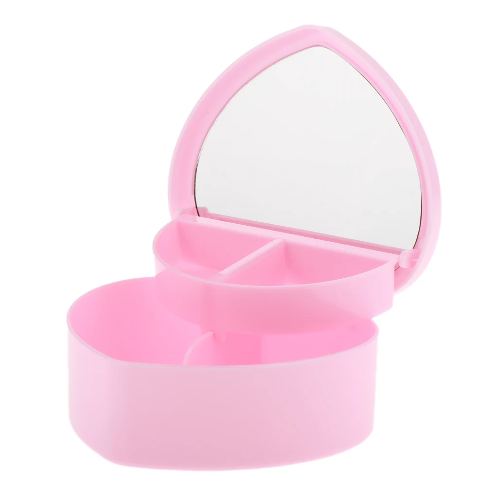 Love Heart Jewelry Box Stirage, Trinket Storage Organizer Case for Women Girls Love Heart Jewelry Box Stirage, Trinket Storage Organizer Case for Women Girls