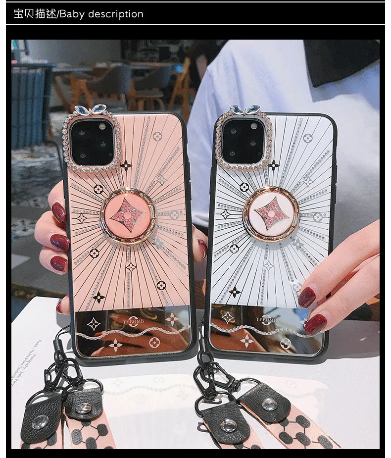 Для Iphone11 ручная оболочка Xs Woman Fund 11pro зеркальная Лапша для iPhone Защита от падения личность силикагель для huaweip20/p30/por