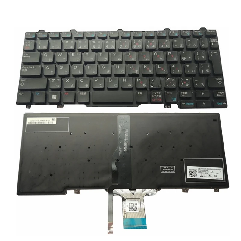 NUOVO Originale Dell Latitude E5250/E7250 UK Inglese Tastiera Retroilluminata D2C6M 0D2C6M 