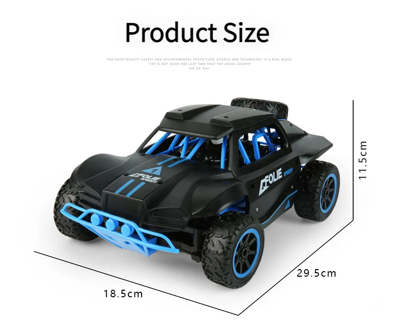 1:16 Short Card RC Wireless 2.4G High-speed Car Electric Racing Off-road Drift Children's Toys remote control toy car