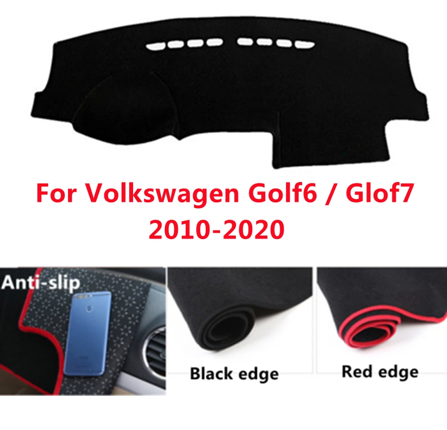 Нескользящий автомобильный чехол для приборной панели Volkswagen Golf5 golf6 golf7 golf8 (2010-2021)