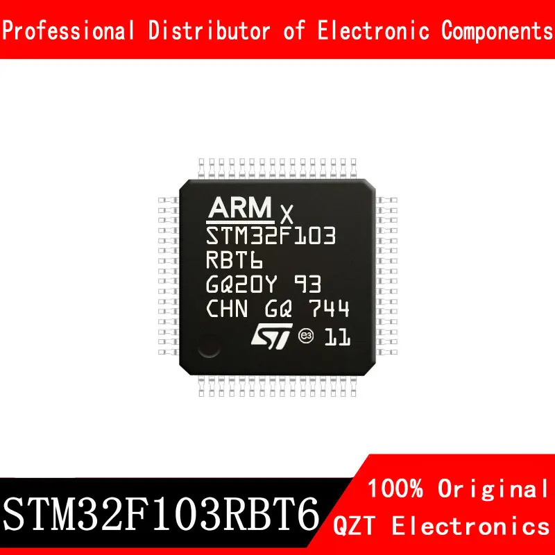 5pcs/lot new original STM32F103RBT6 GD32F103RBT6 QFP-64 microcontroller MCU In Stock