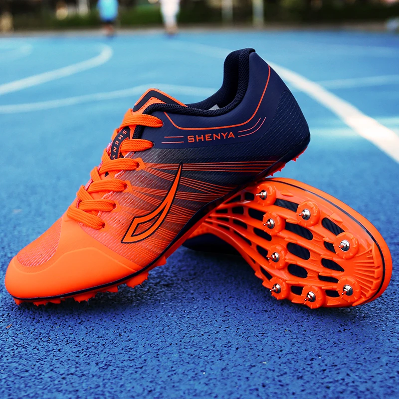  Spikes Shoes for Running Professional High Quality Track and Field Competition Running Shoes Lightw