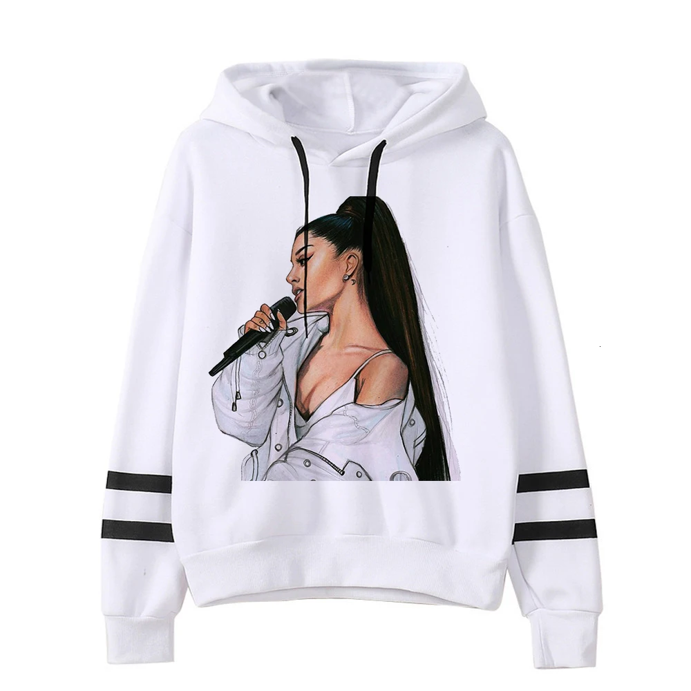 Ariana grande, Женская Толстовка без слез, для плача, худи, одежда с принтом, пуловер, толстовки, женские, Harajuku, kawaii, уличная одежда