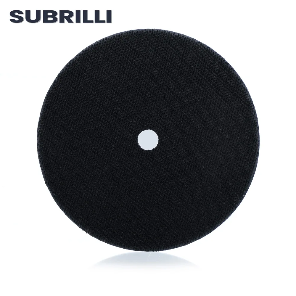 Bestgle Adattatore per piastra di supporto 125 mm, 2 pezzi con velcro, filettatura di collegamento M14 per dischi abrasivi con chiusura in velcro, piastra in velcro
