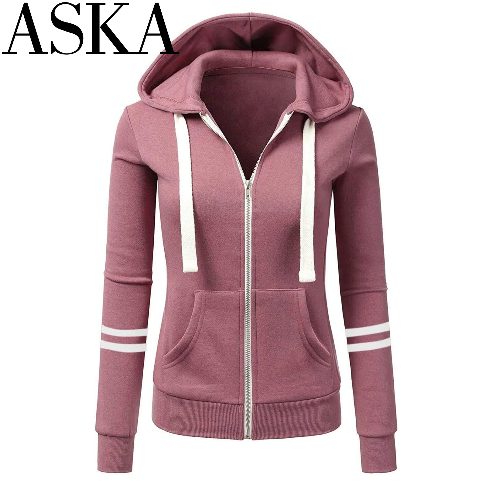 

Zip Up Sweatshirt Winter Jacket Hoodies Vintage Harajuku Hoodies long sleeve with Pockets Hoodie 90s Tops All-match Pullover
