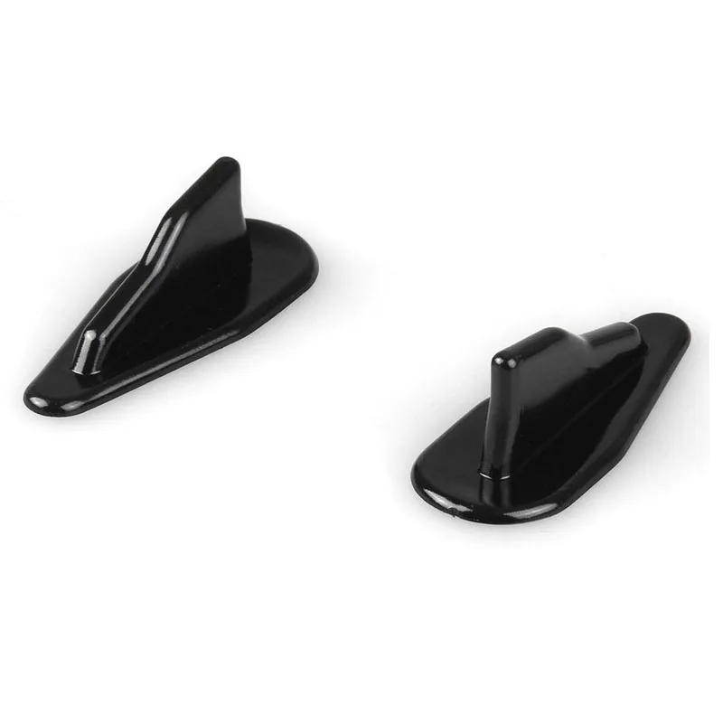 

10PCS Universal For Car Auto Accessories EVO-Style PP Roof Shark Fins Spoiler Wing Kit Vortex Generator Black Carbon Color