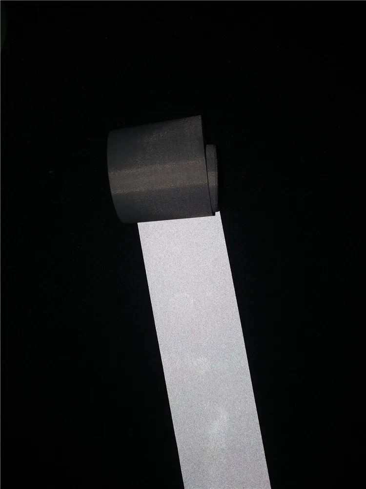 5 см x 3 м химическое волокно светоотражающая ткань яркое серебро Предупреждение отражающая лента одежда ночь Видимый материал полосы