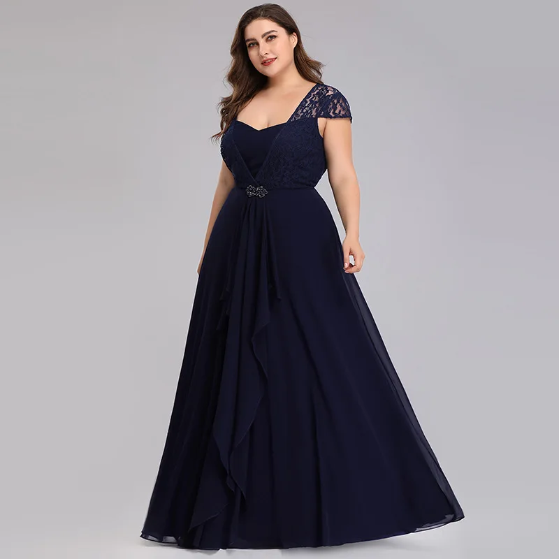 

Europe And America Mock Two-Piece Shoulder Small Cover Sleeve mo xiong kuan Elegant Generous Banquet Host Evening Gown