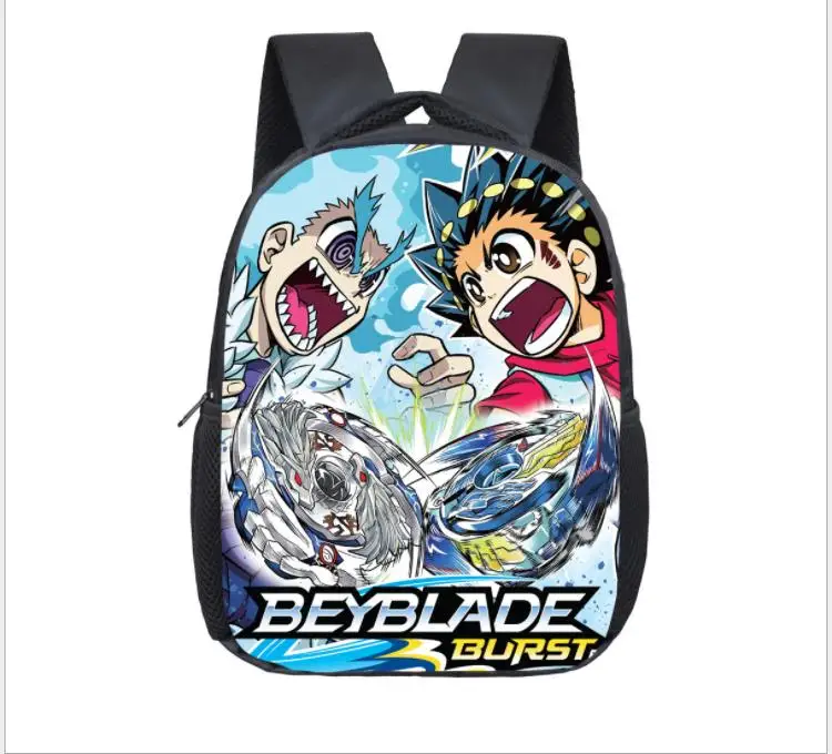 Picture color 12 дюймов Аниме Beyblade Burst рюкзаки для детей студенческий рюкзак для книг Повседневный Рюкзак Мультфильм Mochila школьные подарки - Цвет: Picture color