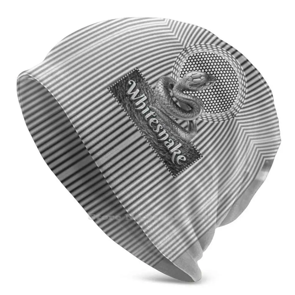 Whitesnake Uomo Donna Bambino Berretti Cappelli Lavorati A Maglia Autunno Inverno Serpente Bianco Whitesnake Serpente Piton Sonaglio Veleno Pitone Vip