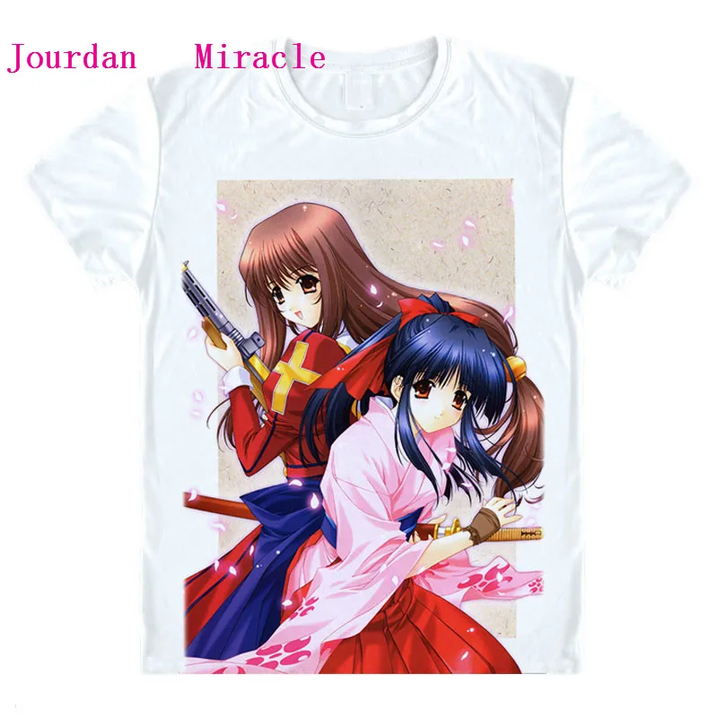1 Войны сакуры футболка войны сакуры Shinguji Sakura угами Ичиро Косплей Футболка Sakura Taisen Аниме игры Футболка Япония в уличном стиле - Цвет: 1