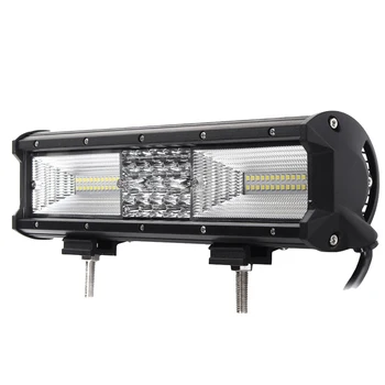 

12 Inch 840W Flood Led Work Light Bar Combo Driving Lamps Waterproof 68Led Work Light 6000K for Suv Atv Offroad Vehicle
