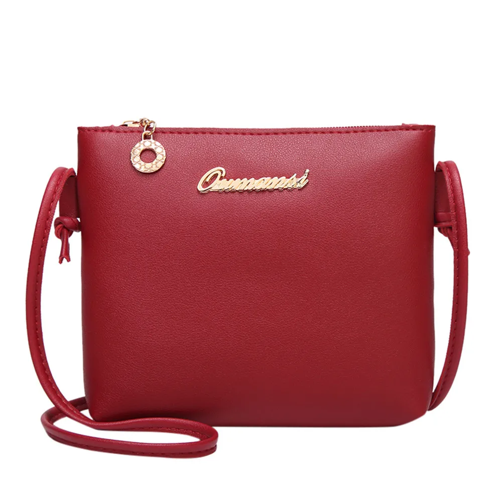 

OCARDAIN Fashion Simple Small Square Bag Women's Designer Handbag 2019 High-quality PU Leather Chain Mobile Phone Shoulder bags