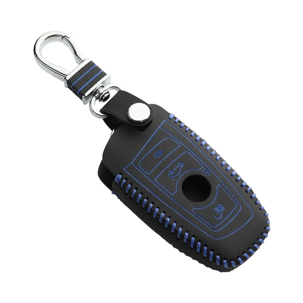 Чехол для ключей для BMW 5X1X2 M1 M2 GT F20 F10 F11 F30 520 525 520I 530D E34 E70 E46 E60 E90 Кожаный Брелок дистанционного Keybag оболочки