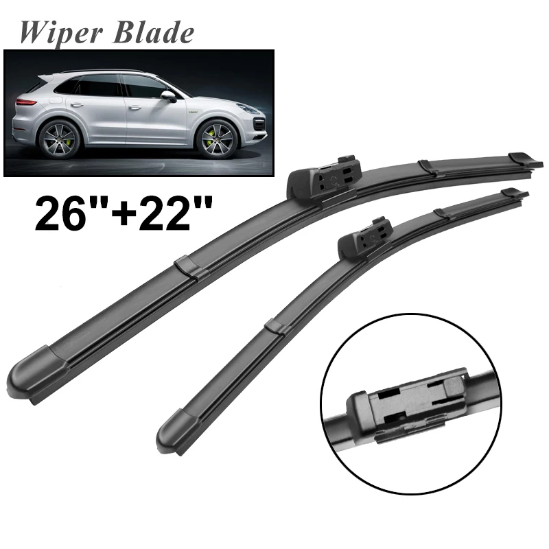 Okowiper Rhd & Lhd Front Wiper Blades For Porsche Cayenne 2018 2020