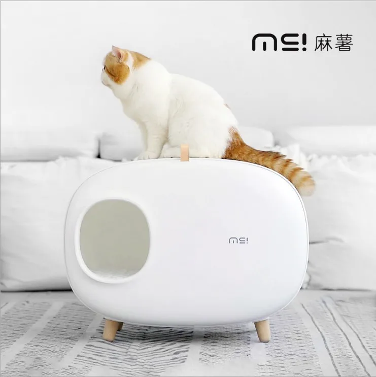 Pet Cat Litter Box Fully Enclosed Bentonite Cat Excrement Toilet Toilet Deodorant Cat Toilet Litter Box Automatic Easy Cleaning Pet Cat Litter Box Fully Enclosed Bentonite Cat Excrement Toilet Toilet Deodorant Cat Toilet Litter Box Automatic Easy Cleaning