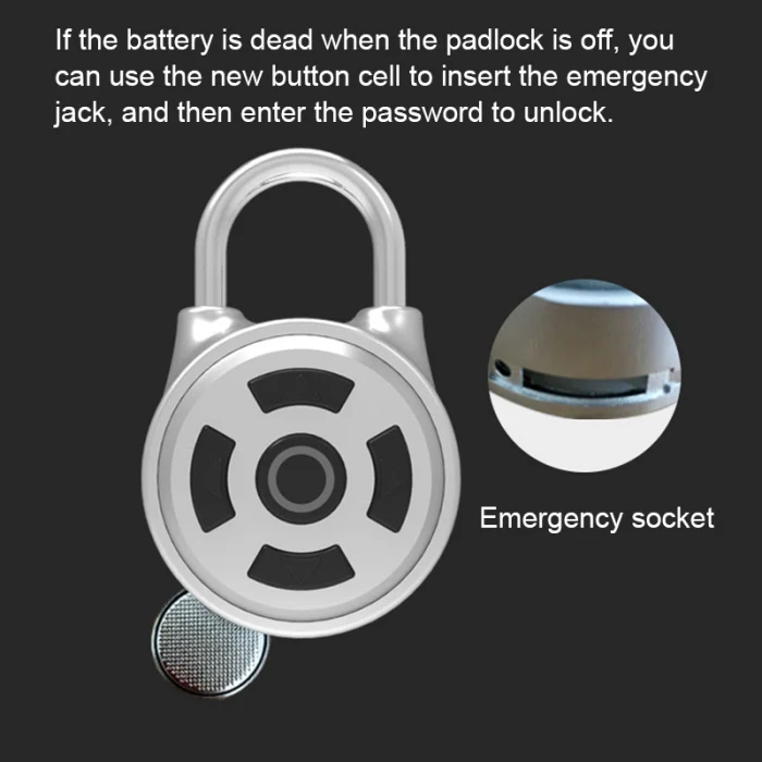 Electronic Padlock Wireless Lock Keyless APP Control Password Lock Travel Suitcase Home LHB99