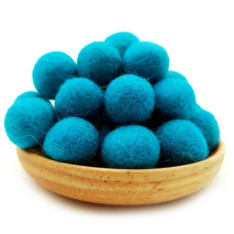 Description Picture 3 of itemWool Felt Balls for DIY Crafts, Felted Balls, Home Decoration, Garment Sewing Supplies, 20mm, 10Pcs