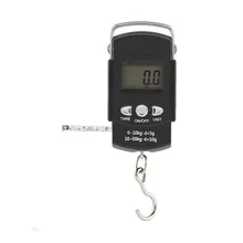 

Scale Weighing Electronic Scales Portable 50 KG 10g Balance Digital Fish Hook Hanging Measuring Tape Ruler Luggage For Kitchen