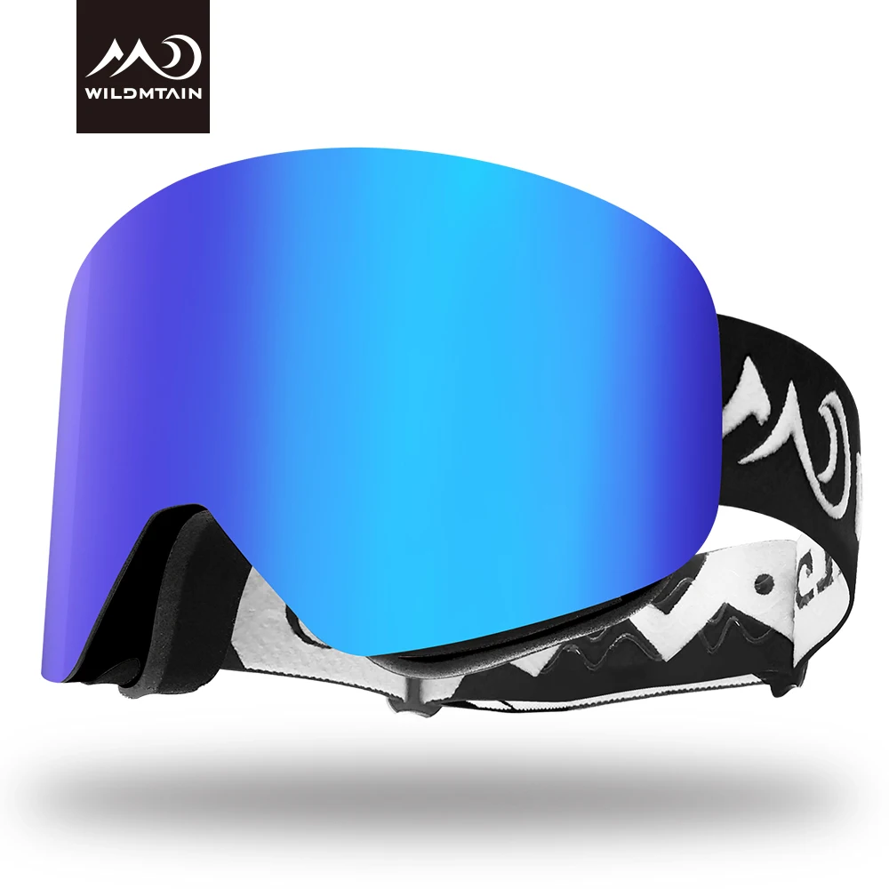 

WILDMTAIN GM1 Magnetic Snow Goggles Dual Layers Anti fog Ski Goggles, Interchangeable Lens UV400, Men Women Kids Ski Glasses