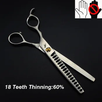 

Professional Shears Dog Pet Grooming 6.5inch Thinning Scissors Polishing Tool Animal Haircut Suppliers InstrumentsLeft scissors
