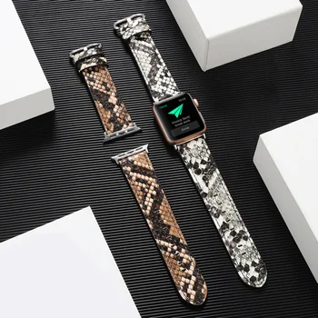 

Genuine Leather Watch Strap For Apple Watch Series 5 4 3 2 1 Watchbands Bracelet For iWatch 38mm 40mm 42mm 44mm Band Belt