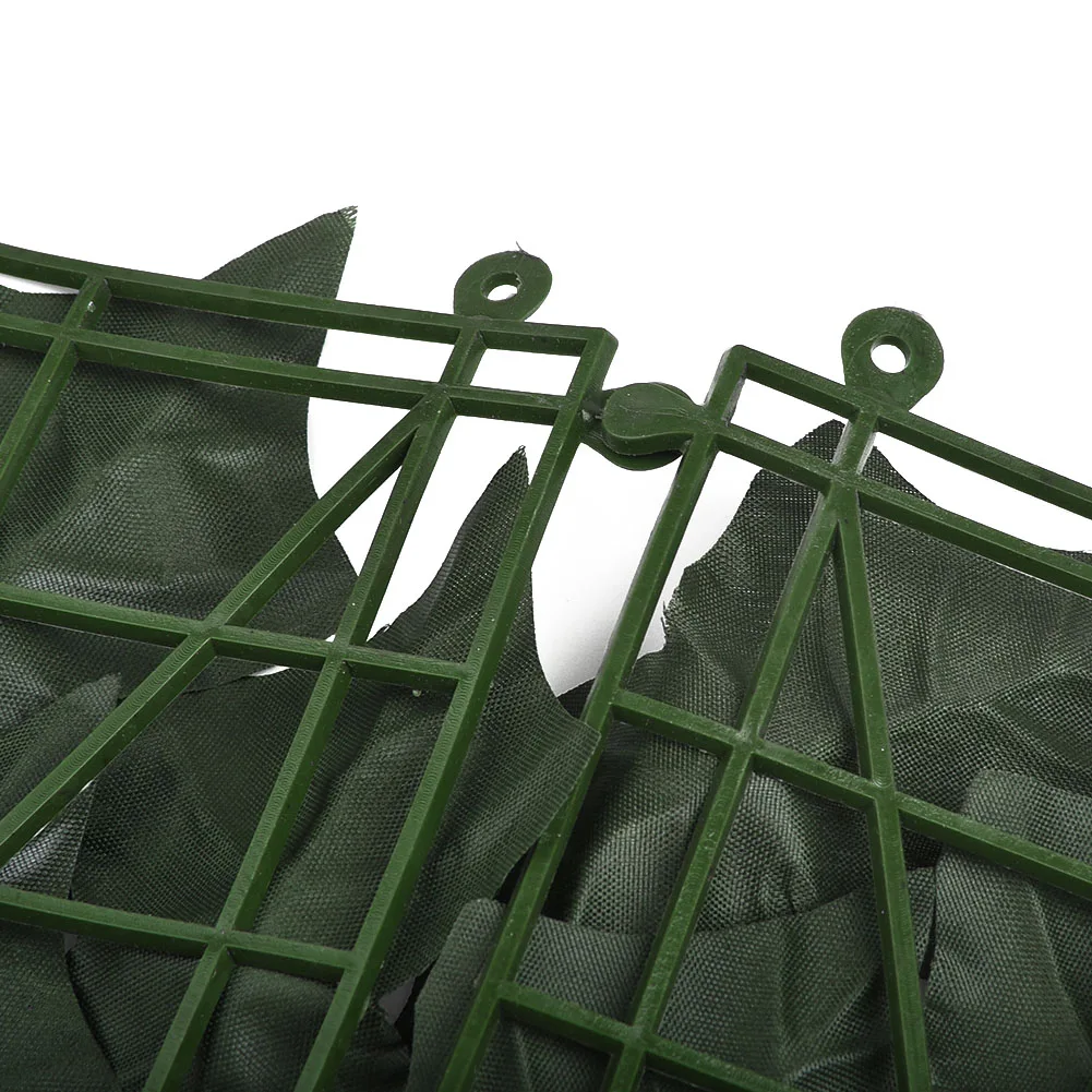 4PCS Artificial Hedge Panels Garden Fence Wall Landscaping Privacy Screen Mesh Trellis Home Outdoor Decor 25*50CM