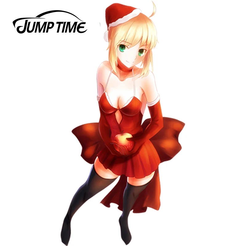Автомобильная наклейка JumpTime для красивой девушки 13 см х 3 2 аниме JDM Наклейка на