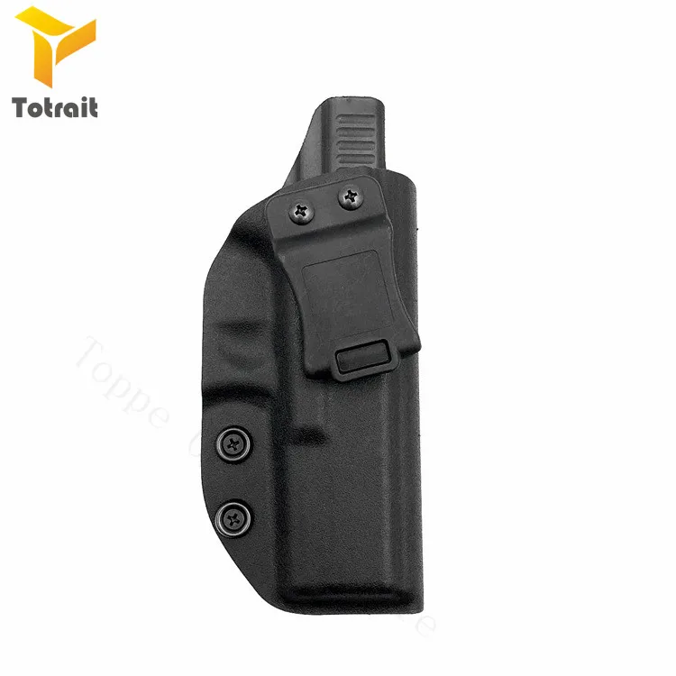 Black TOtrait тактический пистолет IWB Kydex кобура для Glock17 22 31 внутренний пояс скрытый чехол для пистолета аксессуары - Цвет: Black