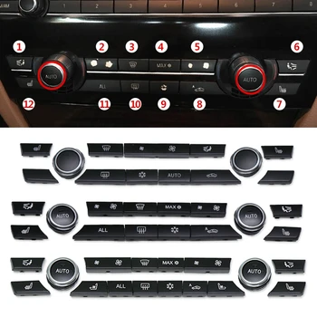 

Car Air Conditioning Buttons Rotary Switch Cover Caps Replacement For BMW 5 GT 7 Series F10 F18 F01 F02 520 523 525 530 730 740