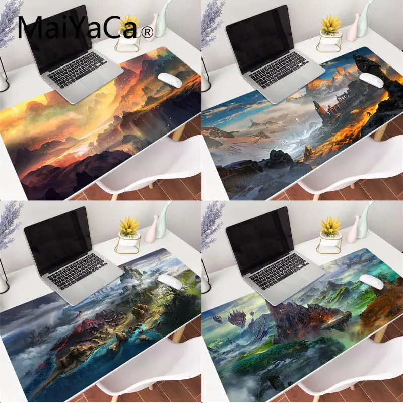 MaiYaCa аниме фантазия пейзаж красивый коврик для мышки в стиле игровые аксессуары
