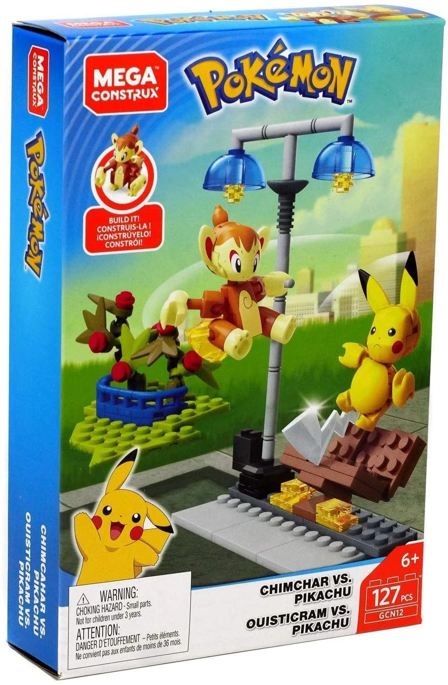 Migaoの新ポケモンエルフ炎猿とピカチュウ対決スーツgcn12子供の知育玩具 ブロック Aliexpress