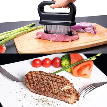 

48 Blades Needle Meat Tenderizer Stainless Steel Knife Meat Beaf Steak Mallet Meat Tenderizer Hammer Pounder Cooking Tools