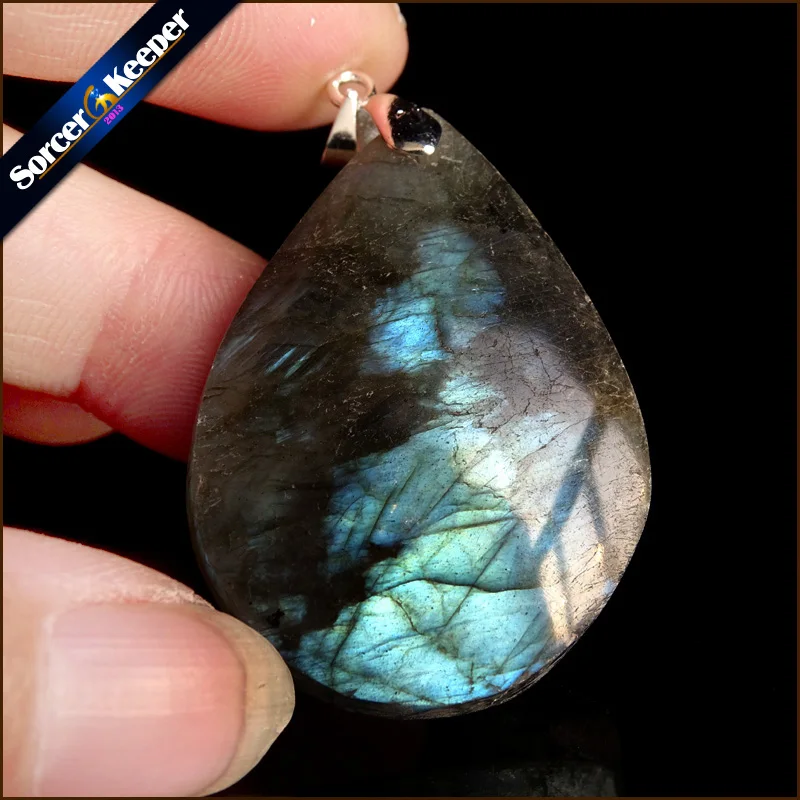 

Women & Men Fashion Jewelry Pendants Necklaces With Chain Wholesale Labradorite Moonstone Quartz Stone Colares Femininos BA083