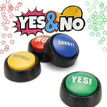 Звуковые игрушки, креативные звуковые кнопки, игрушки, да и нет, извините, возможно, события и вечерние инструменты, украшения