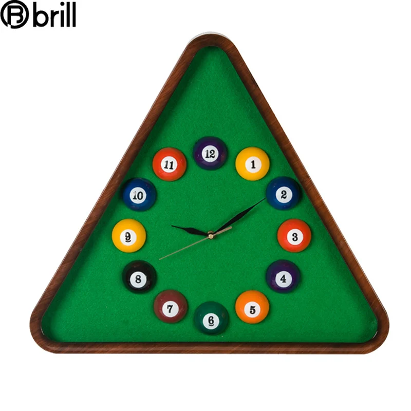 

Creative Wall Clock Modern Design Billiards Kids Room Decoration Silent Quartz Wall Clock Clocks Wall Home Decor Fashion Horloge