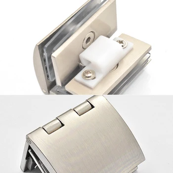 

Shower Screens Glass Hinge Door Enclosures Hardware High Quality Metal Alloy 1PC