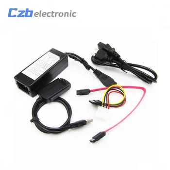 

USB 2.0 to SATA IDE S-ATA 2.5 3.5 HD HDD Hard Disk Cable Adapter US Converter Plug