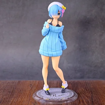 

Re:Life In A Different World From Zero Knit Dress Rem PVC Figure Collectible Model Toy Doll
