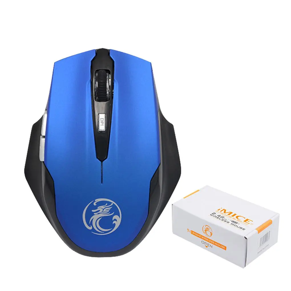 IMice E-1900, мини беспроводная мышь, портативная, 1600 dpi, 6 кнопок, 2,4 ГГц, USB, PC Gamer, мышь для дома, ноутбука, компьютера
