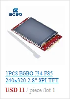 EGBO 1,54 Zoll 7PIN Weiß Blau OLED Bildschirm Modul SSD1309/CH1116G Laufwerk IC SPI Schnittstelle 128*64 – Detail 20