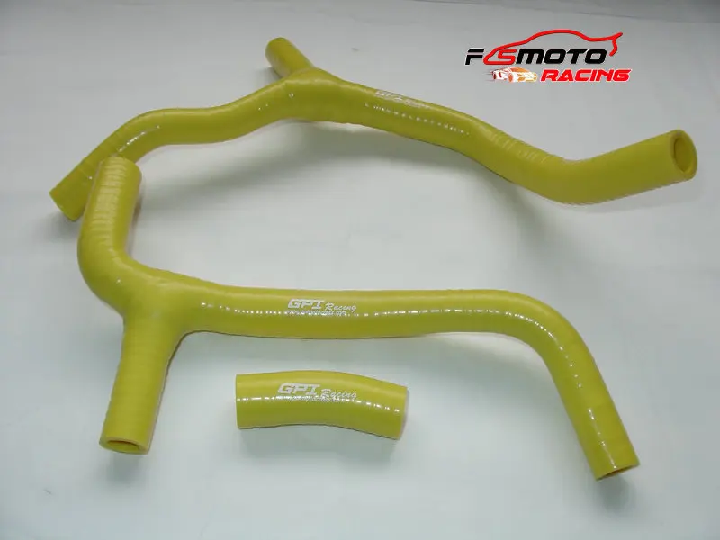 Силиконовый шланг радиатора для Honda CRF450R CRF450 2009 2010 2011 Y - Цвет: yellow