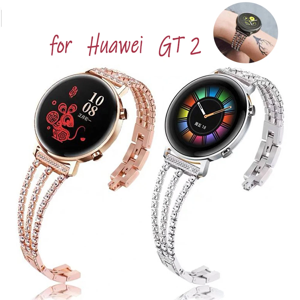 Ремешок из нержавеющей стали для часов Huawei GT 46 мм 42 браслет Samsung Galaxy gear s3