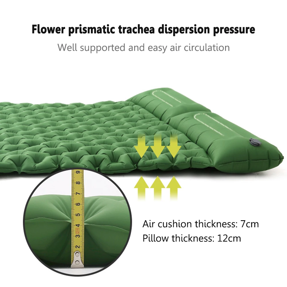 Ultralight Camping Air Mat Inflatable Mattress In Tent Outdoor Hiking