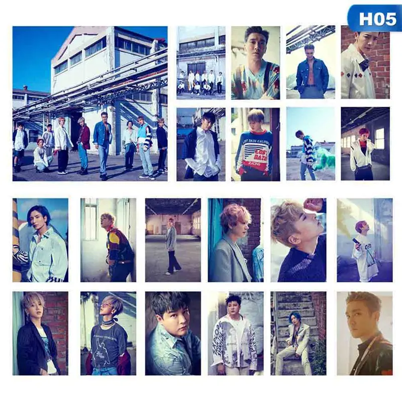 5 30 шт./компл. KPOP SUPER JUNIOR NUEST Н. Летающий AB6IX фотоальбом карты ПВХ карты самодельные ЛОМО карта Фотокарта - Цвет: 5